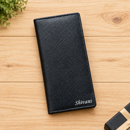 Personalized Premium Leather Unisex Card Holder Wallet