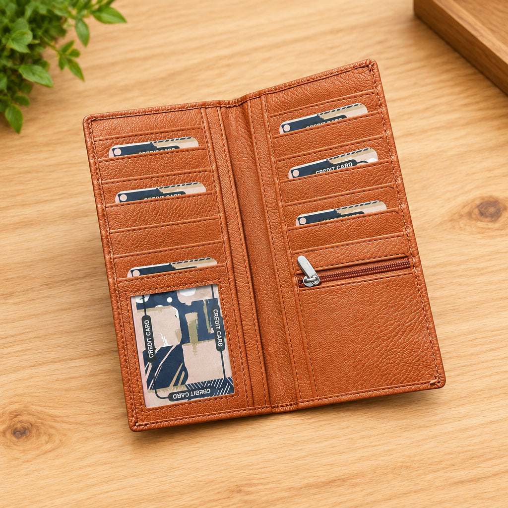 Personalized Premium Leather Unisex Card Holder Wallet