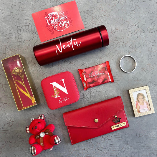 All Red Gift Box For HER