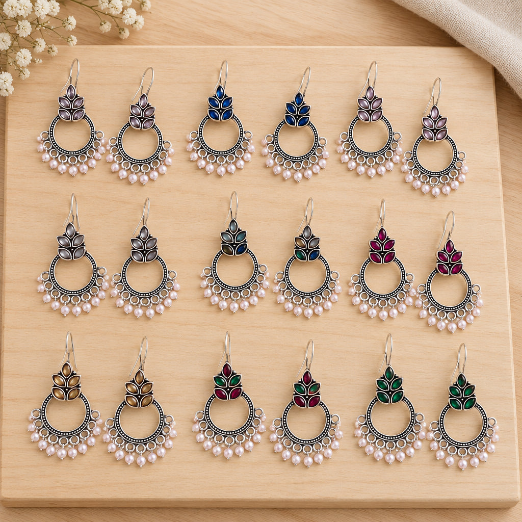 Premium Silver Hook Earrings