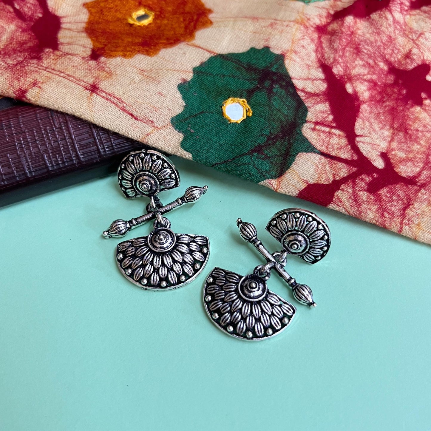 Elegant German Silver Earrings