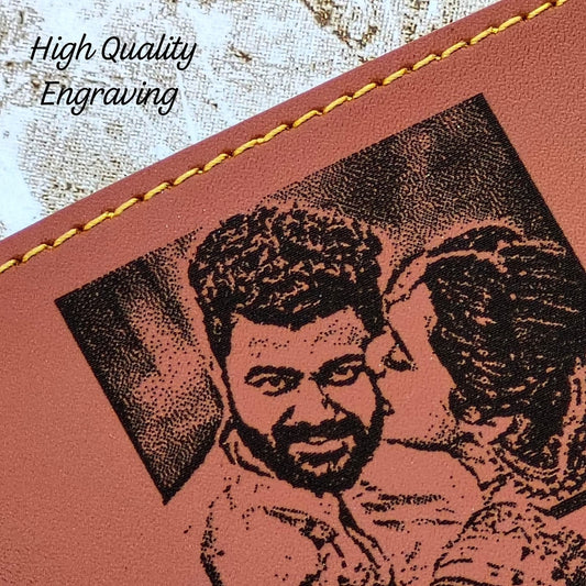 Personalized Premium Leather Sketch Wallet