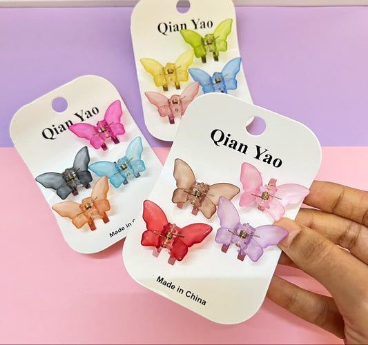 Butterfly Clips Card