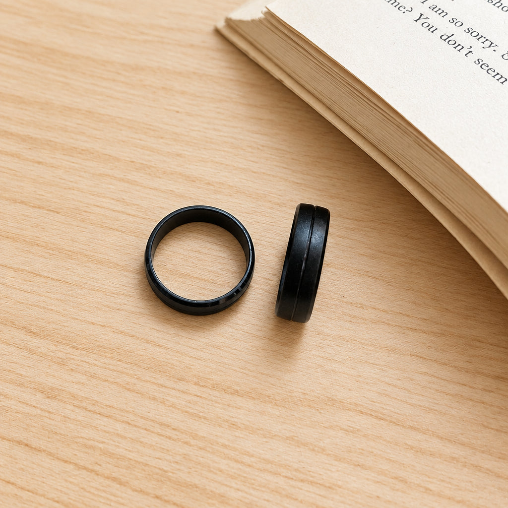 Basic Black Ring for Men