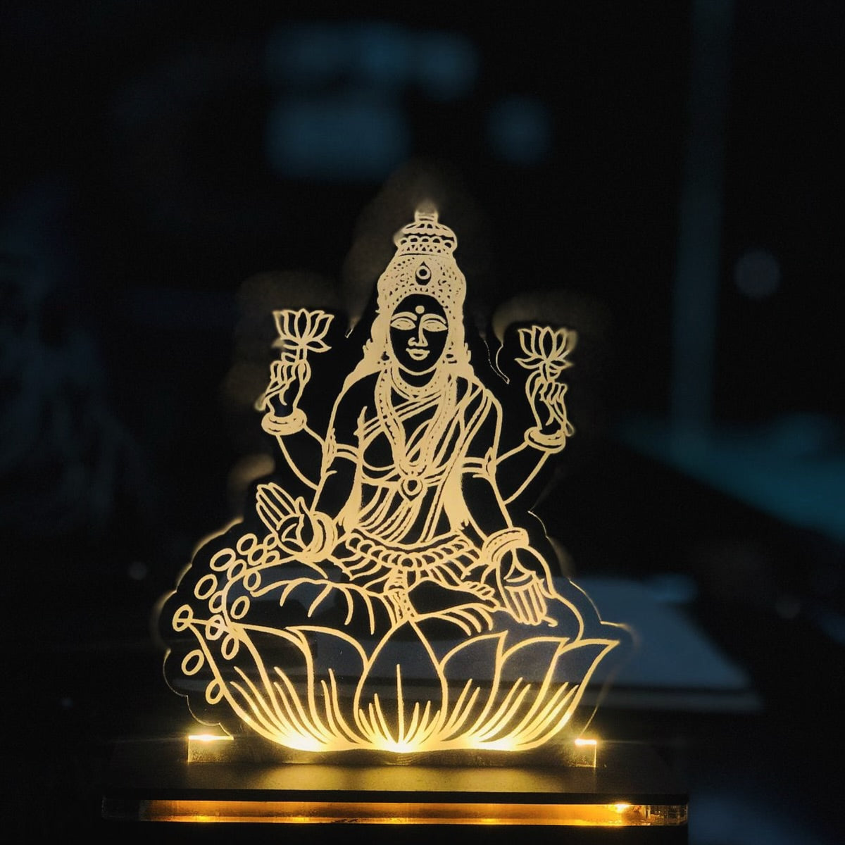 God Theme Led Acrylic Table Frames