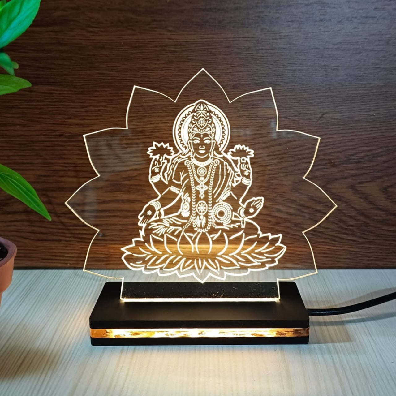God Theme Led Acrylic Table Frames