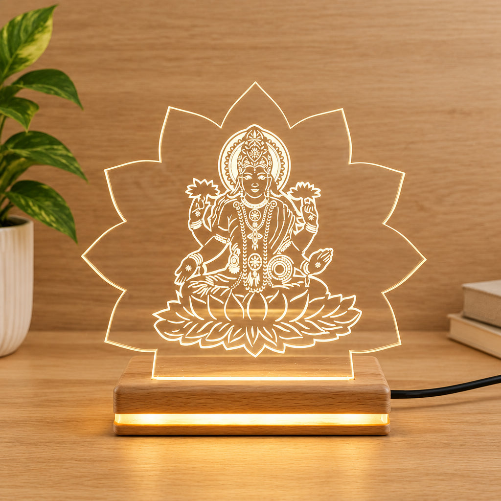 God Theme Led Acrylic Table Frames