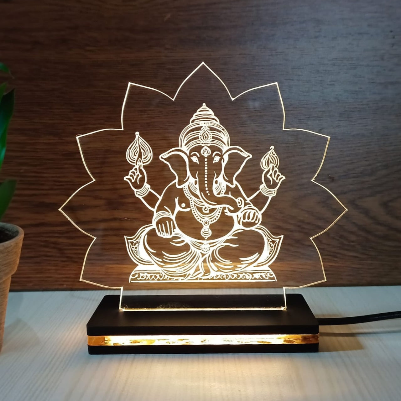 God Theme Led Acrylic Table Frames