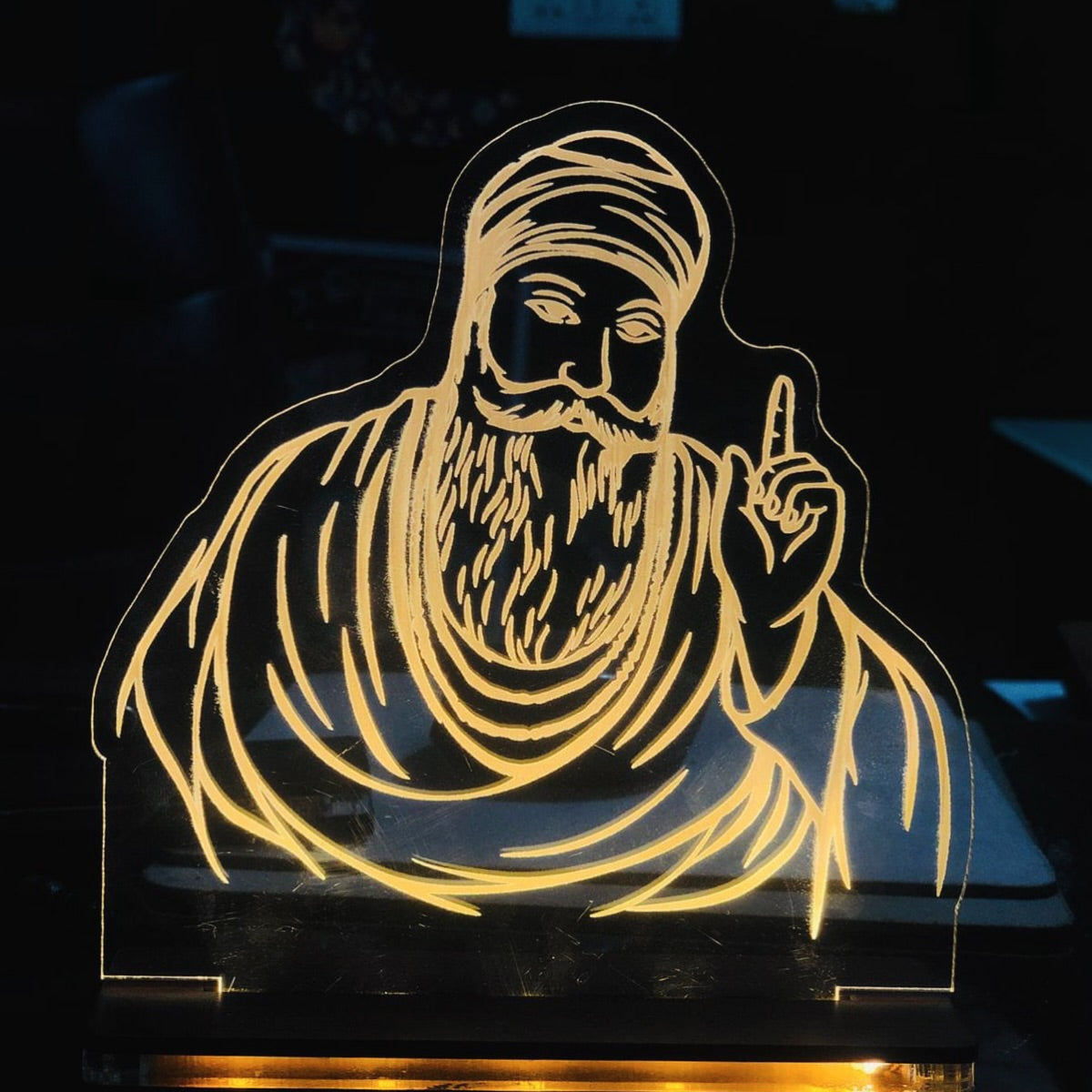 God Theme Led Acrylic Table Frames