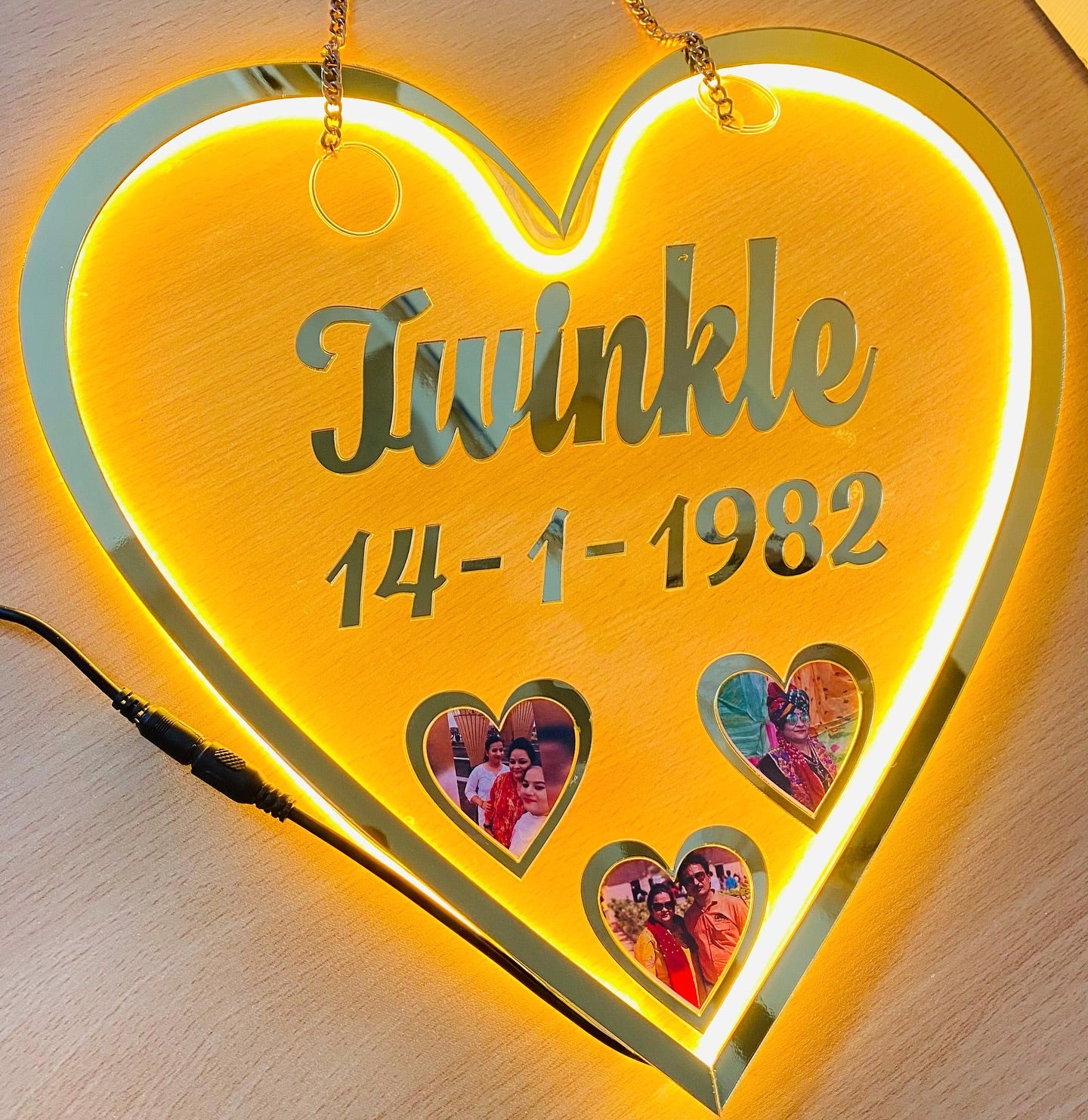 Personalized LED Acrylic Memory Board