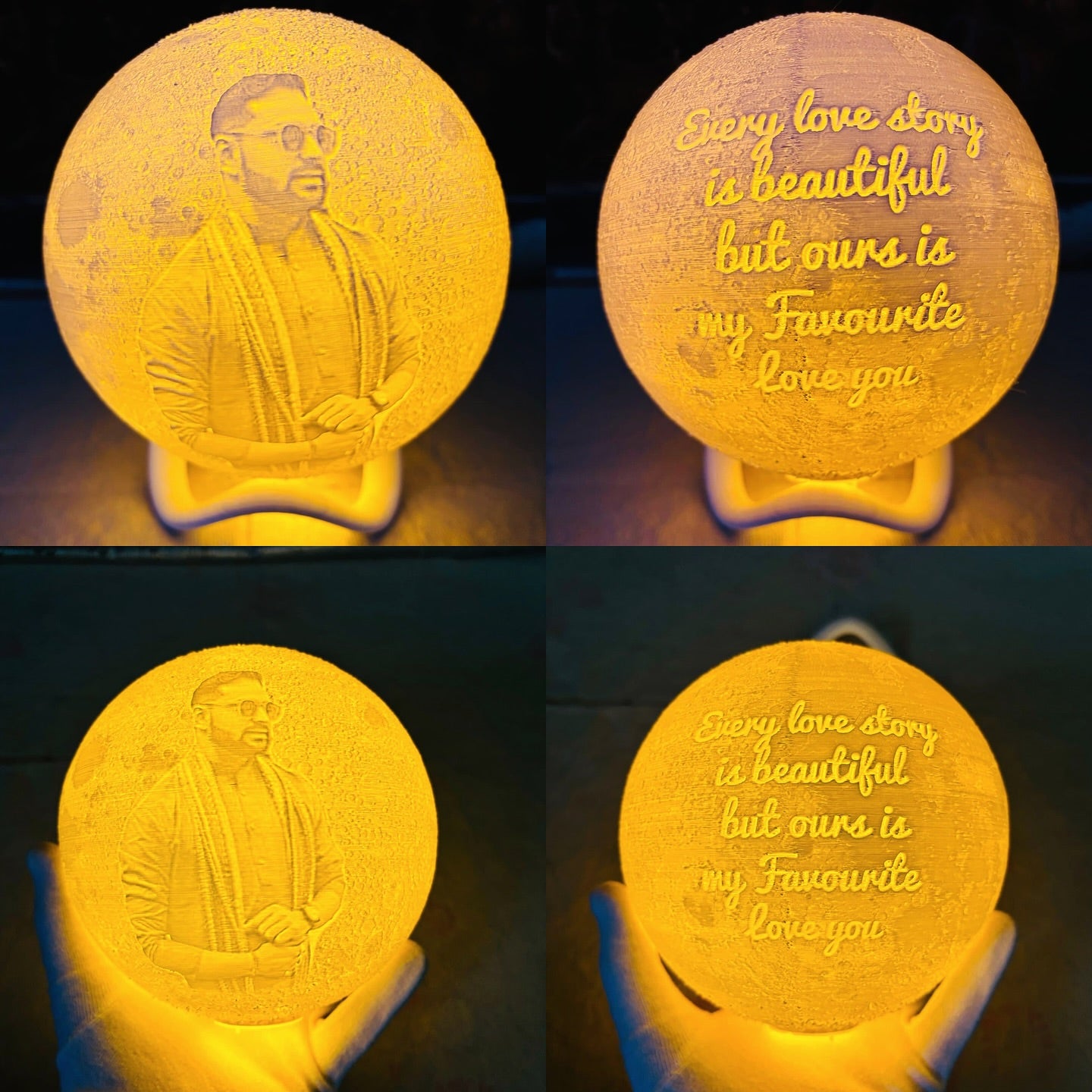 Personalized Moon Lamp