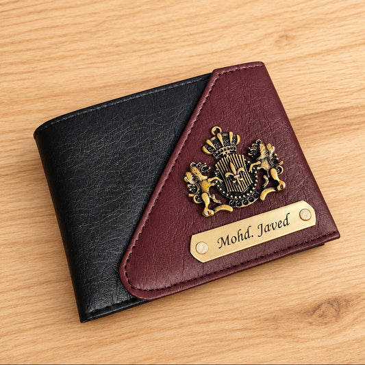 Personalized Premium Leather Turbo Wallet
