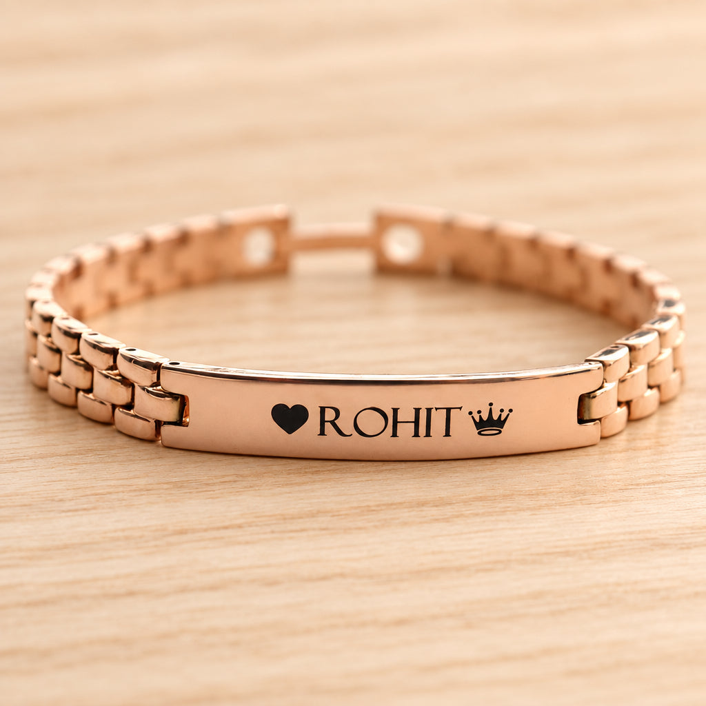 Personalized Stainless Steel Bracelet For Men