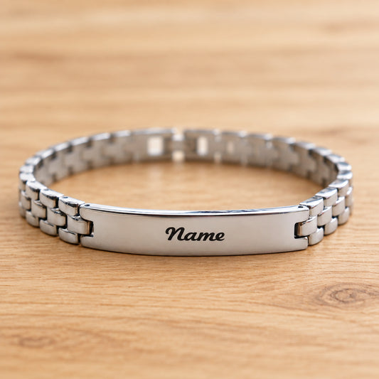 Personalized Stainless Steel Bracelet For Men