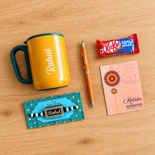 Personalised Rakhi Gift Set