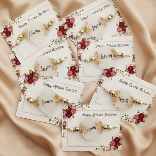 Personalized Resin Rakhi