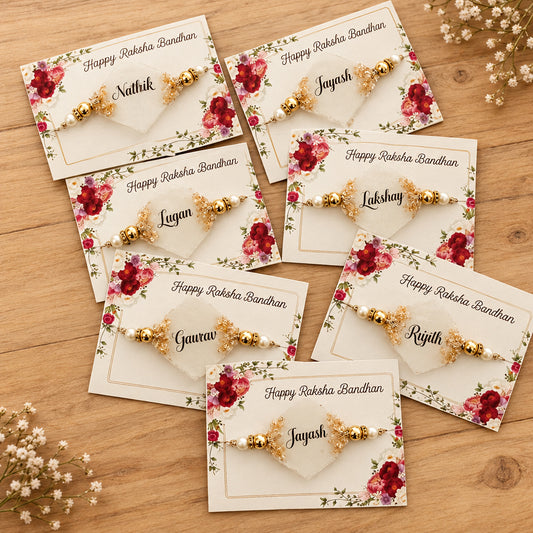 Personalized Resin Rakhi