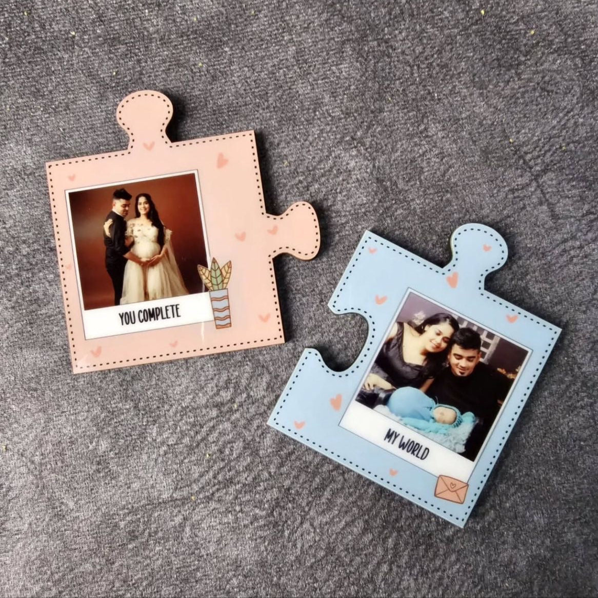 Personalized Couple Puzzle Fridge Magnets