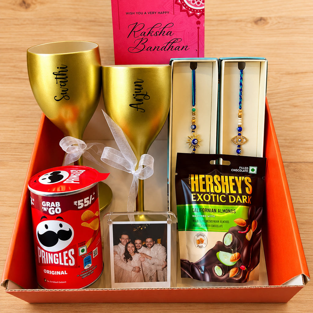 Bhaiya Bhabhi Rakhi Hamper – Premium Raksha Bandhan Gift Box