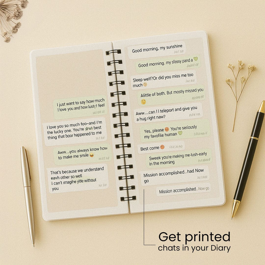Personalized Whatsapp Chat Book / Diary