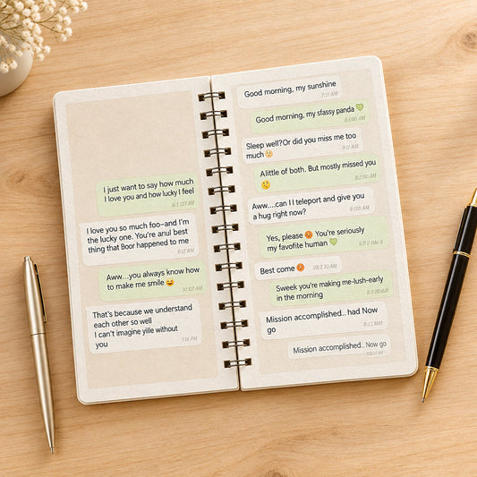 Personalized Whatsapp Chat Book / Diary