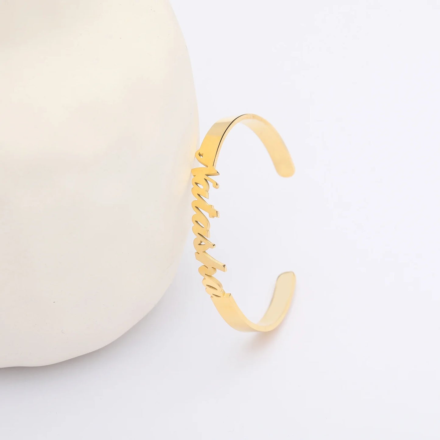 Personalized Golden Adjustable Name Kada