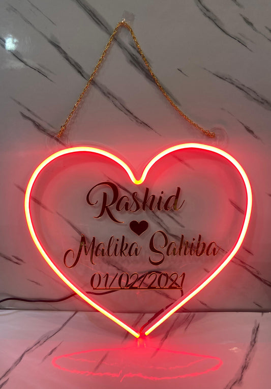 Personalized LED Acrylic Memory Board