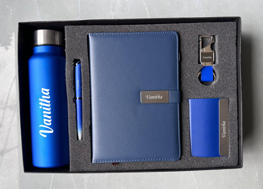 Premium Personalized Gift Hamper – 5 in 1 Accessories Set