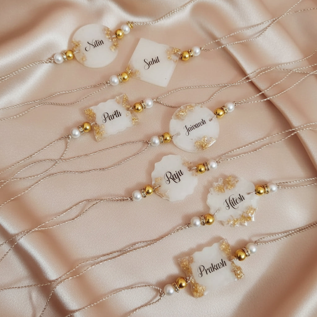 Personalized Resin Rakhi
