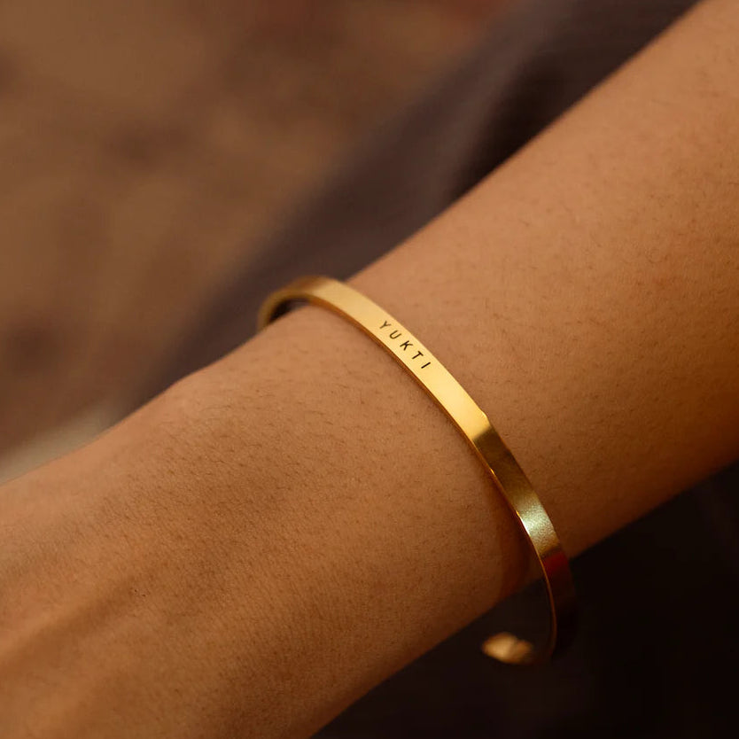 Personalized Stainless Steel Unisex Adjustable Kada