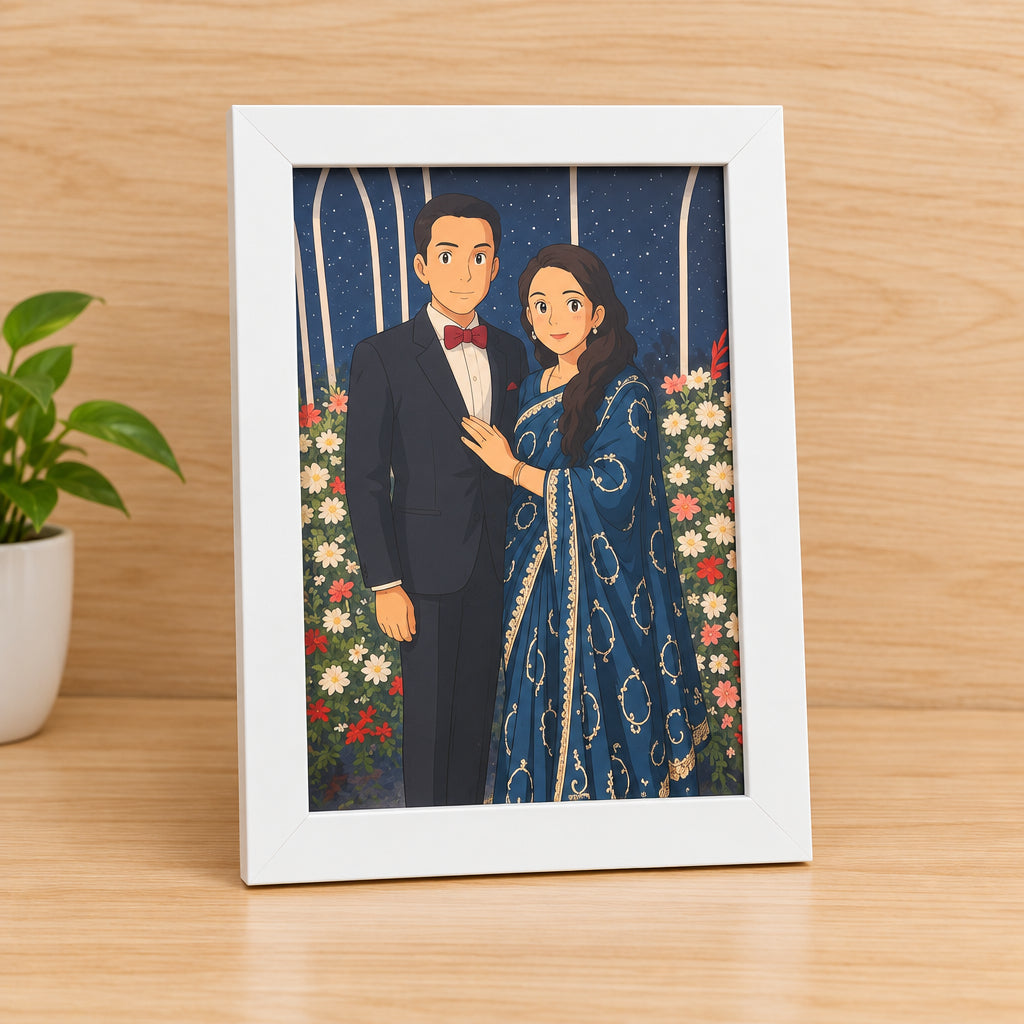 Personalized Ghibli Art Frame