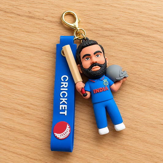 Premium Rohit Sharma Keychains