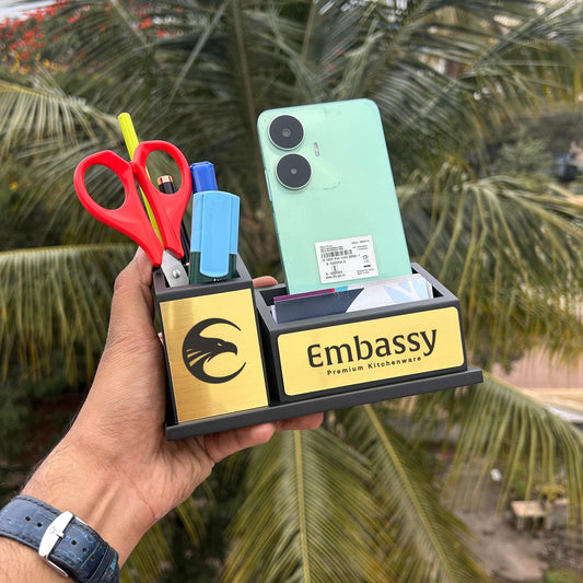 Embassy Premium Penstand – Customisable Desk Organizer
