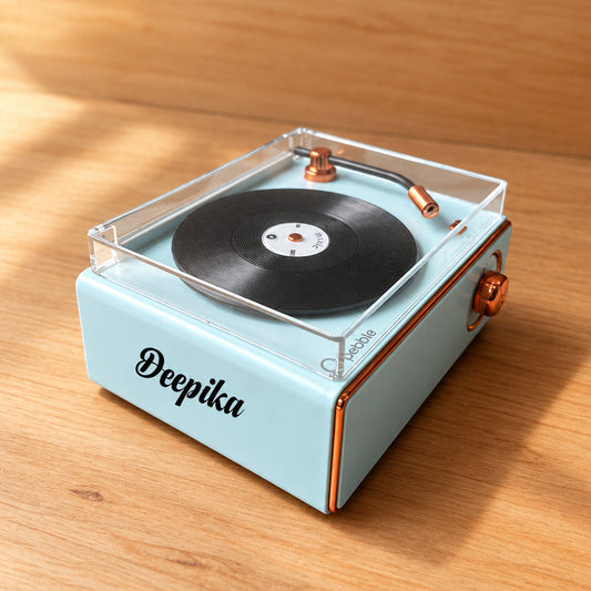 Peeble Disc Speaker – Customisable Rotating Bluetooth Speaker