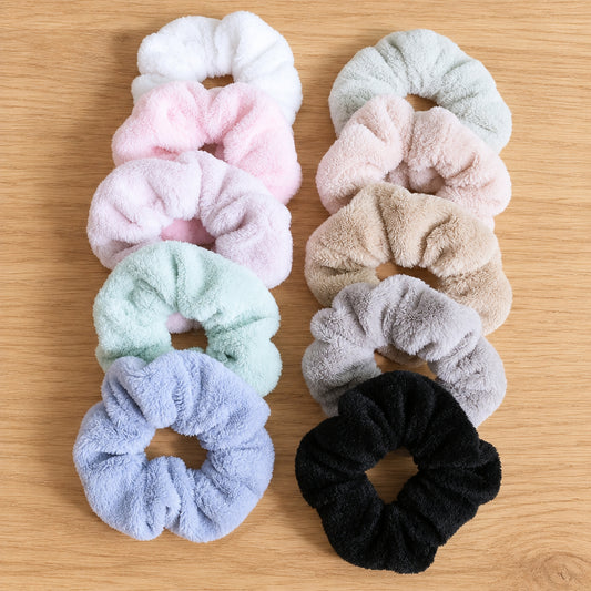 Soft Plush Fur Scrunchies