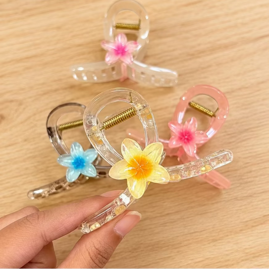 Big Flower Hair Claw Clip