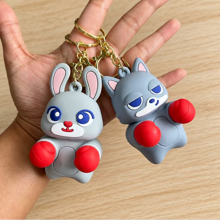 Pop Out Punch Keychains