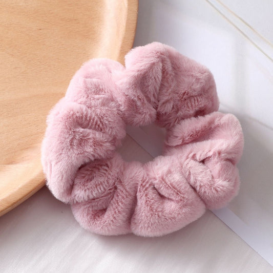 Soft Plush Fur Scrunchies