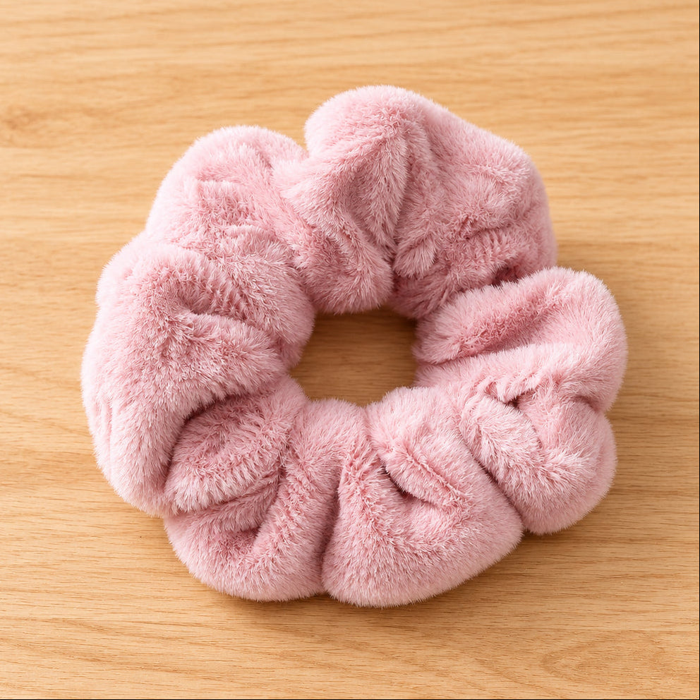 Soft Plush Fur Scrunchies