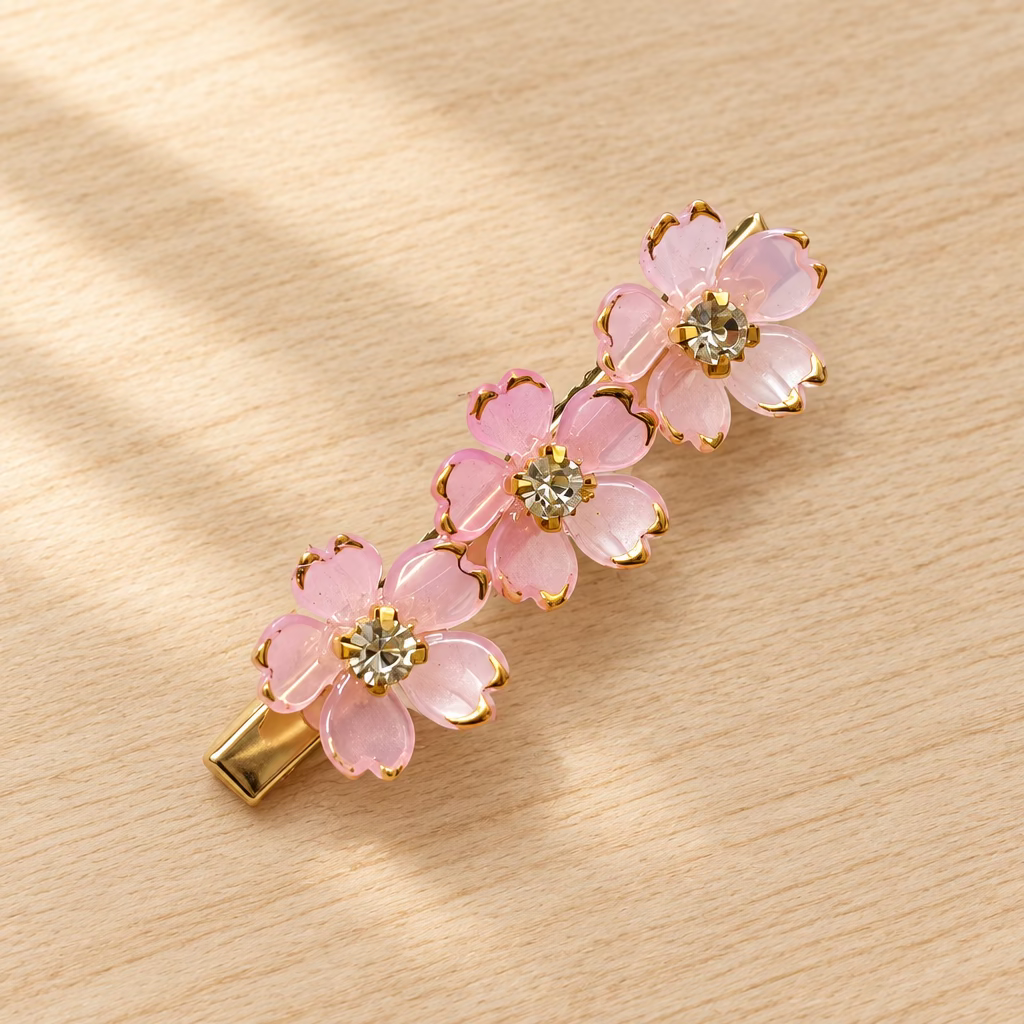 Elegant Flowers Hair Clip