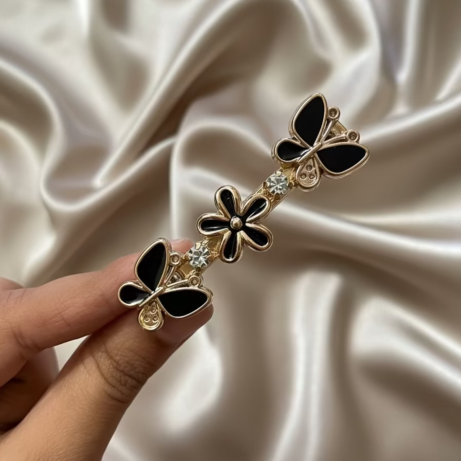Butterfly & Flower Hair Pin