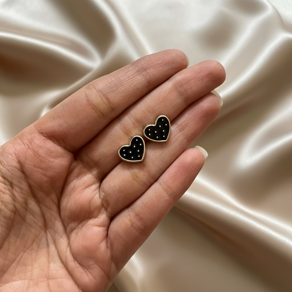 Heart Stud Earrings