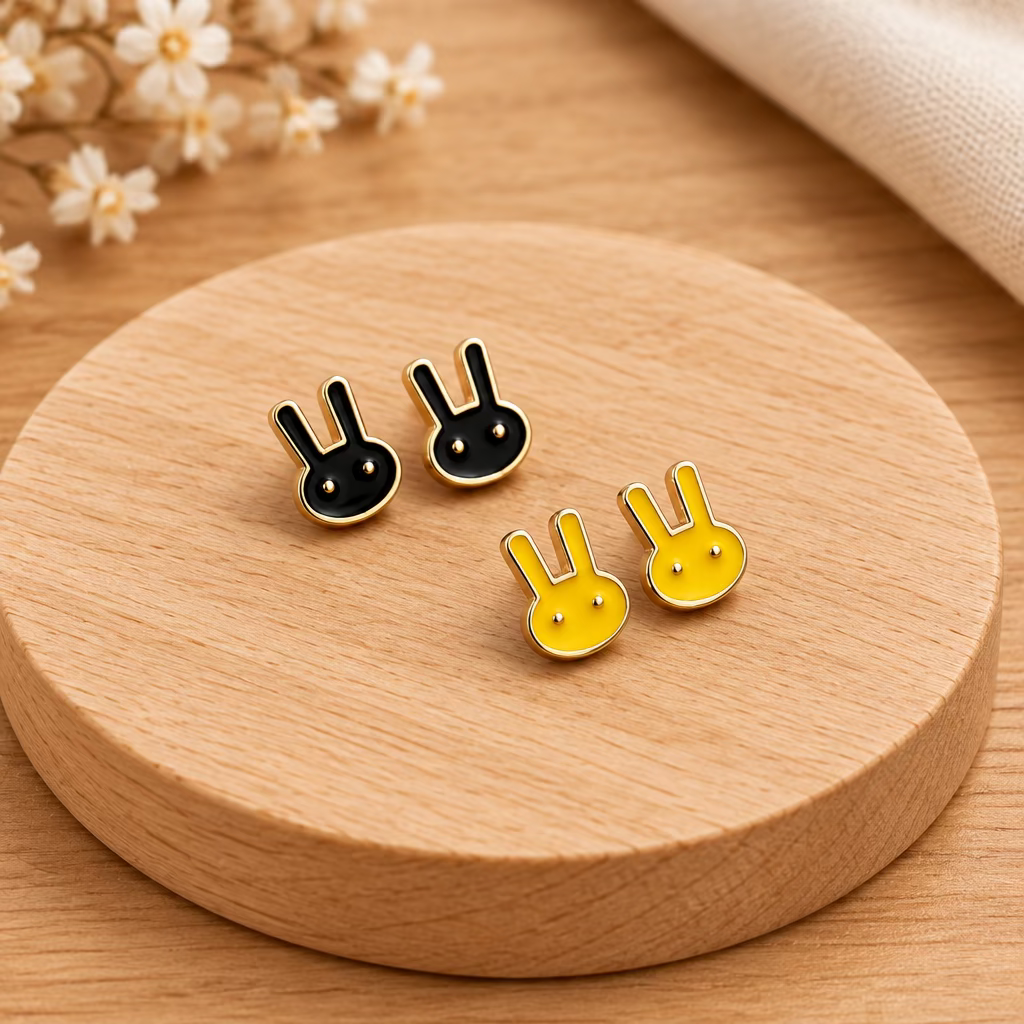Bunny Stud Earrings