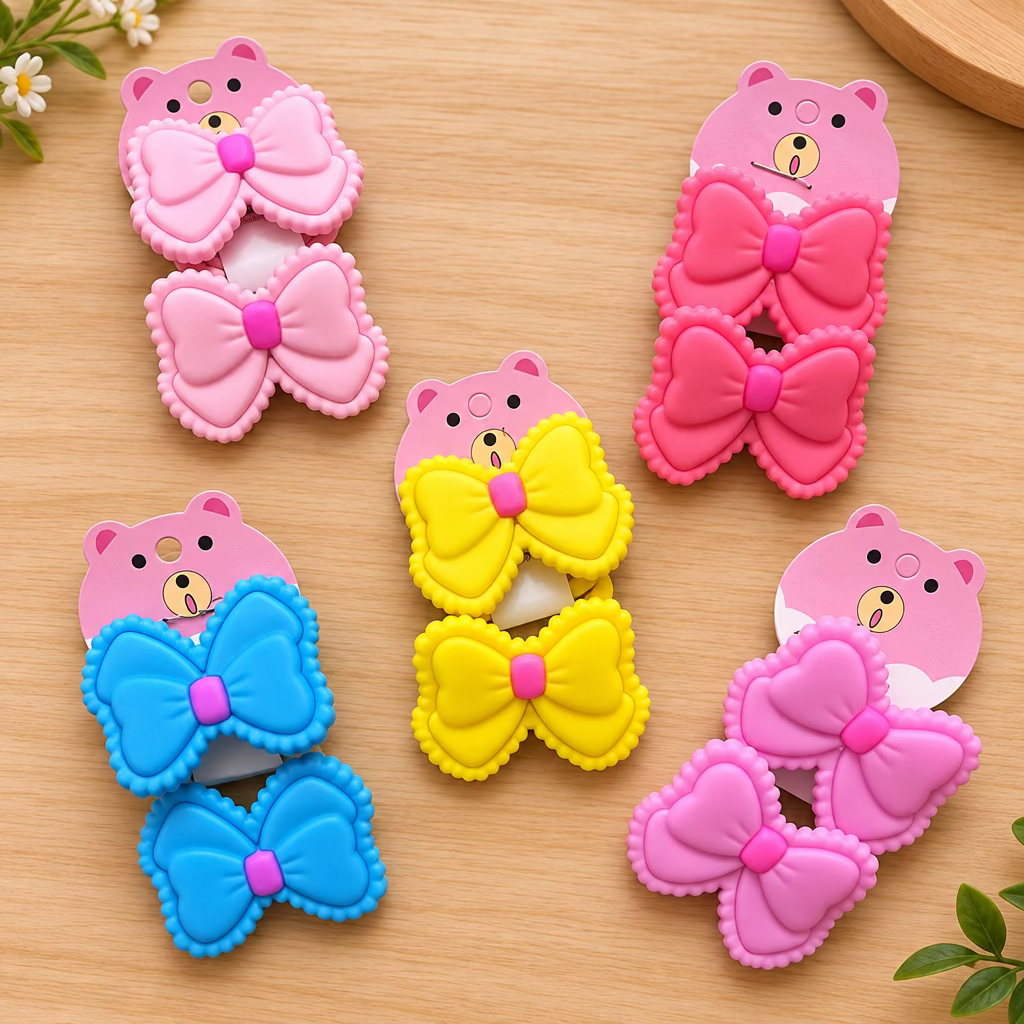 Cute Bow Rubber Bands Pair