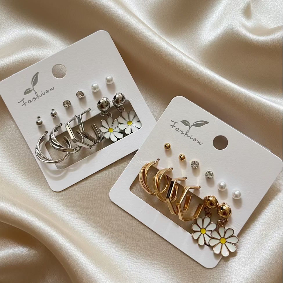 Trendy Mini Earrings Combo