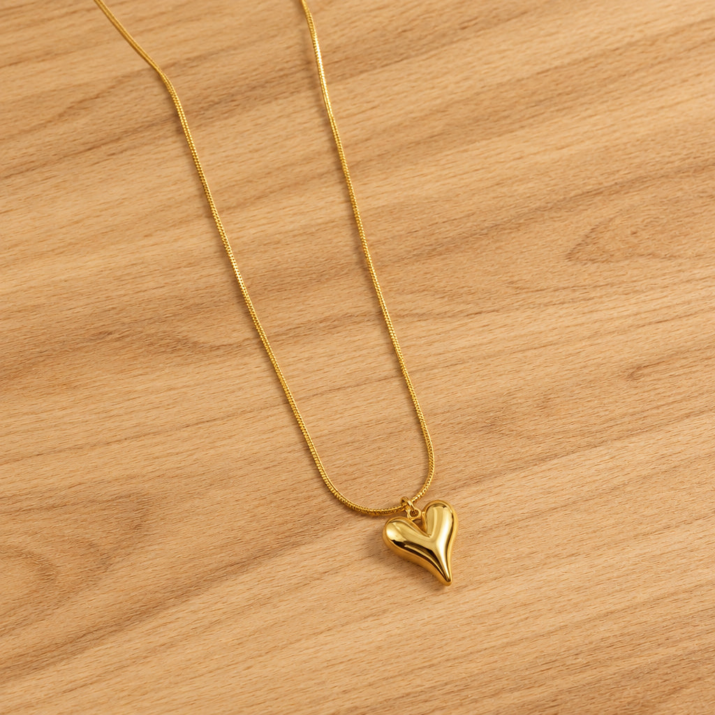 Premium Anti-Tarnish Heart Pendant Necklace