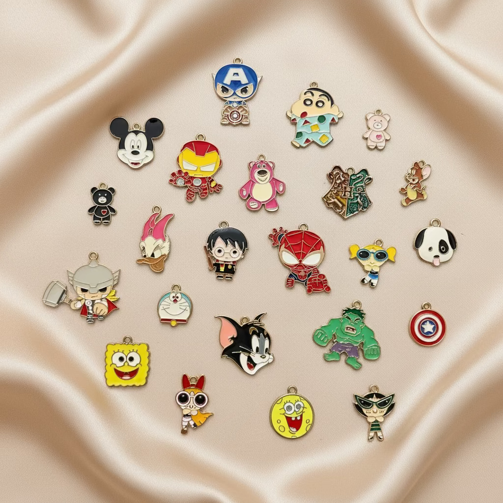 Customised Cartoon Charm Rakhis
