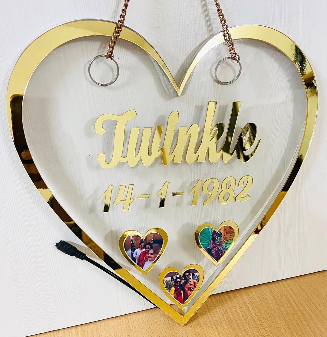 Personalized LED Acrylic Memory Board