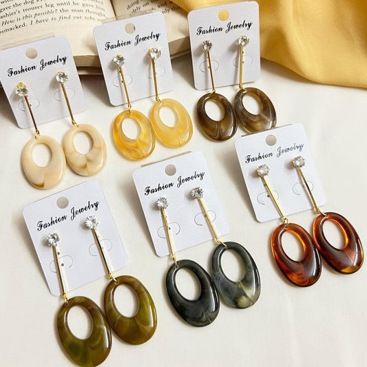 2 in 1 Stud + Drop Earrings – Versatile & Stylish