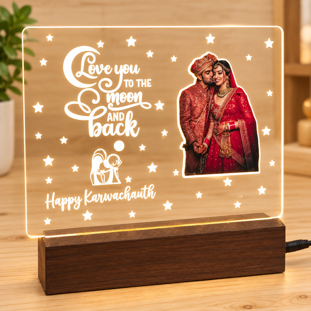 Personalized Photo & Text LED Table Top